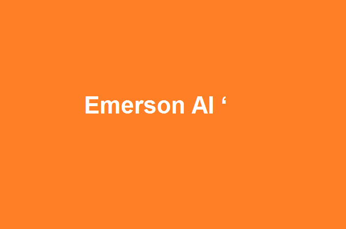 Emerson AI ‘