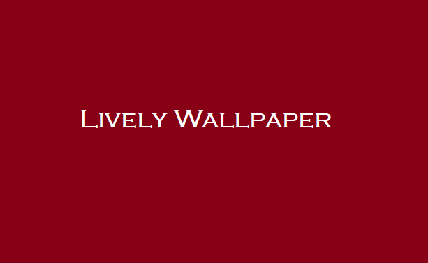 Lively Wallpaper
