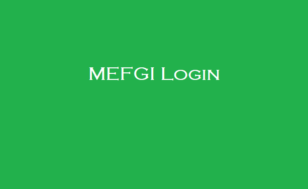 MEFGI Login
