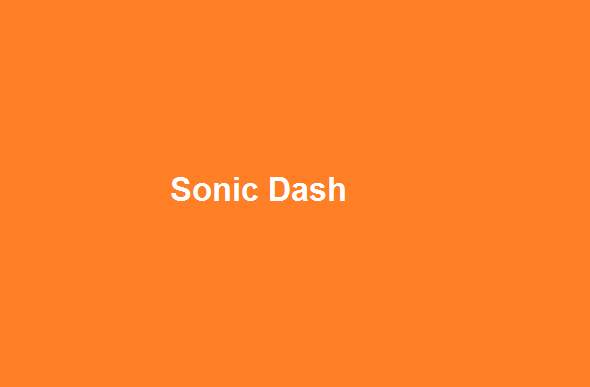 Sonic Dash