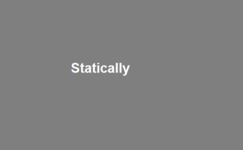 Statically