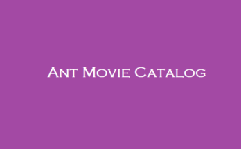 Ant Movie Catalog