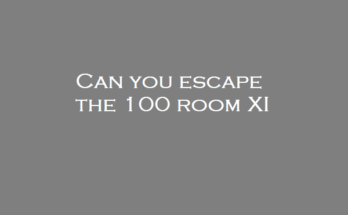 Can you escape the 100 room XI