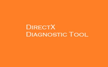 DirectX Diagnostic Tool