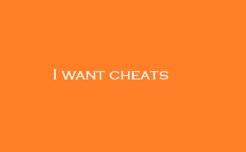 I want cheats