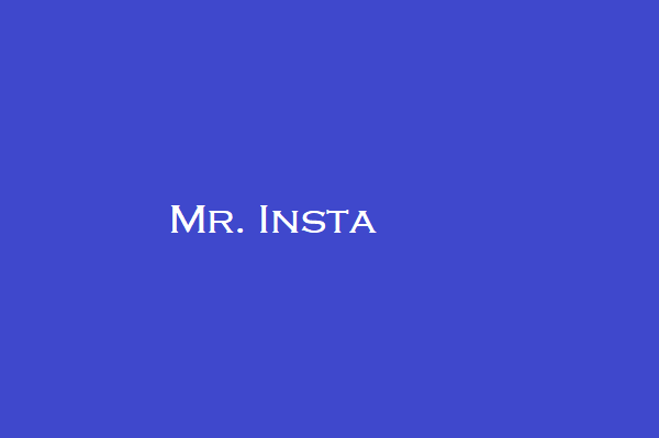 Mr. Insta