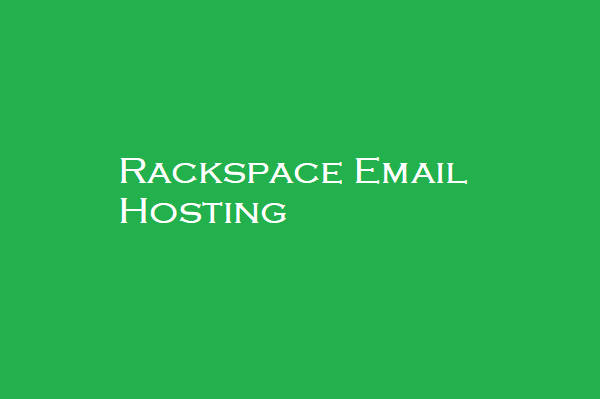Rackspace Email Hosting