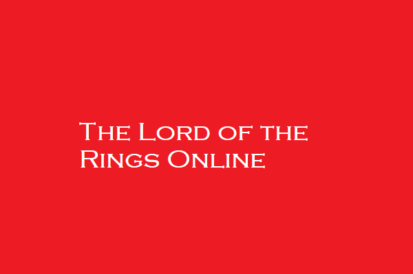 The Lord of the Rings Online